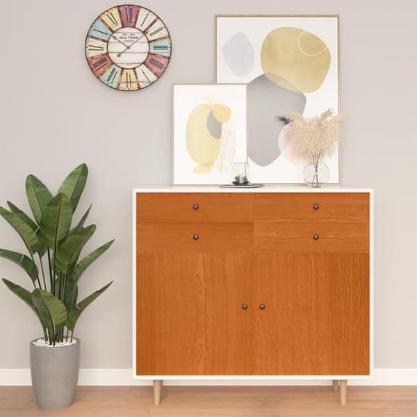 vidaXL Selvklebende møbelfolier 2 stk 500x90 cm PVC lys eikefarge