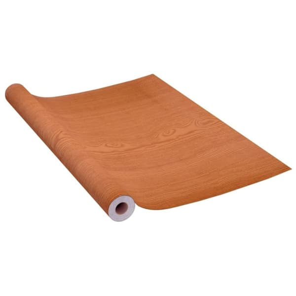 vidaXL Selvklebende møbelfolier 2 stk 500x90 cm PVC lys eikefarge