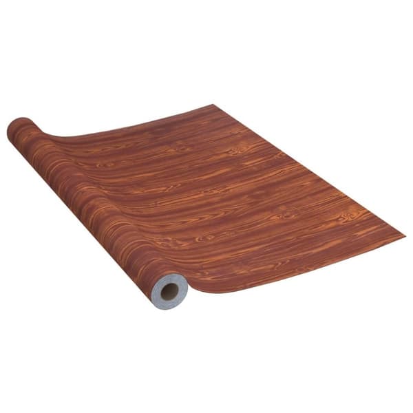 vidaXL Itseliimautuva huonekalukalvo akaasia 500x90 cm PVC