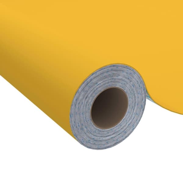 vidaXL Dekorplast guld högglans 500x90 cm PVC