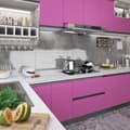 Miniatyrbilde 6 av 6: vidaXL Selvklebende folie til møbler høyglans lilla 500x90 cm PVC