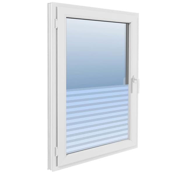 vidaXL Frostad fönsterfilm 5 st PVC