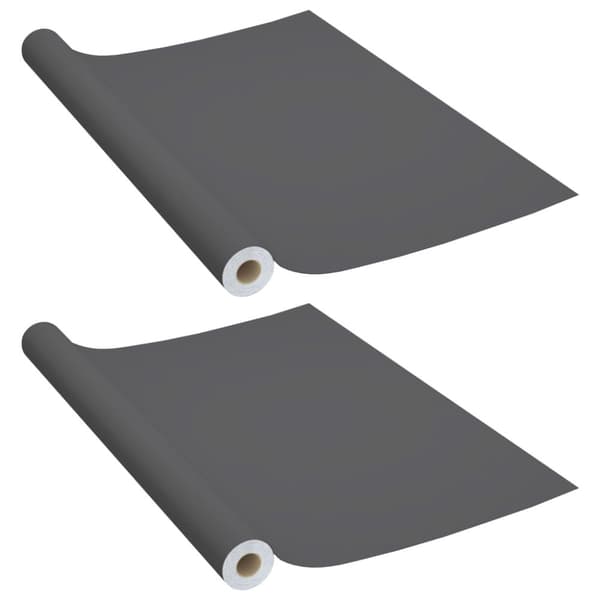 Dekorplast 2 st grå 500x90 cm PVC