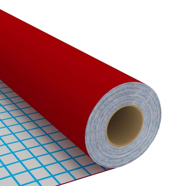 Dekorplast 2 st röd 500x90 cm PVC