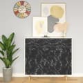 Miniatyrbillede 1 af 5: selvklæbende folie til møbler 500x90 cm PVC sort sten