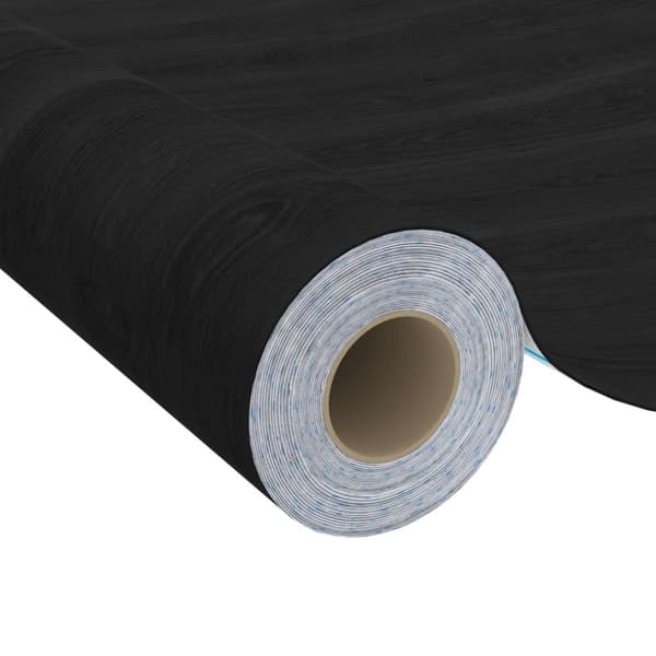 Dekorplast 2 st mörkt trä 500x90 cm PVC