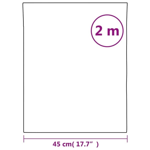 vidaXL Spegelfilmer 2 st självhäftande 45x200 cm PET