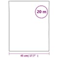 Pikkukuva 8 / 8: vidaXL Staattinen ikkunakalvo himmeä läpinäkyvä valk. 45x2000 cm PVC