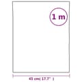 Pikkukuva 8 / 9: vidaXL Itsekiinnittyvät peilikalvot 2 kpl 45x100 cm PET