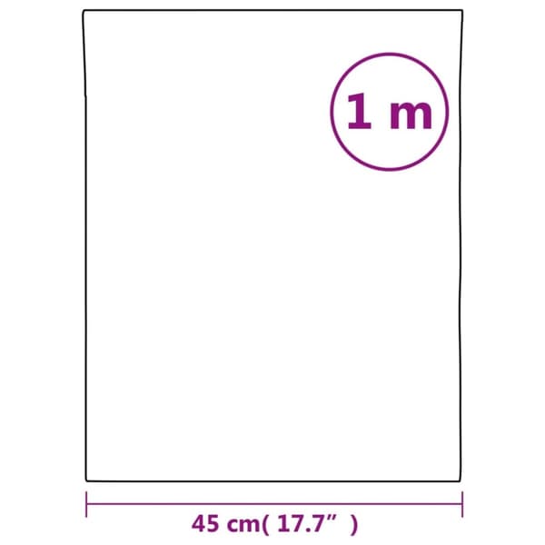 vidaXL Itsekiinnittyvät peilikalvot 2 kpl 45x100 cm PET
