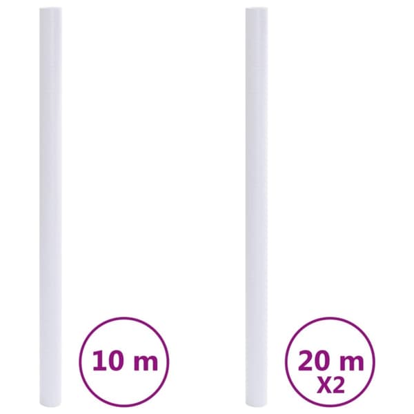 vidaXL Fönsterfilmer frostad transparent grå PVC