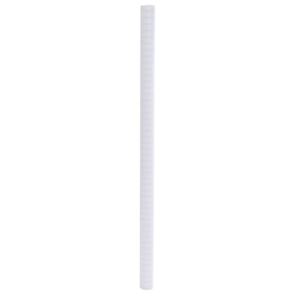 vidaXL Fönsterfilm frostad randig design 45x1000 cm PVC