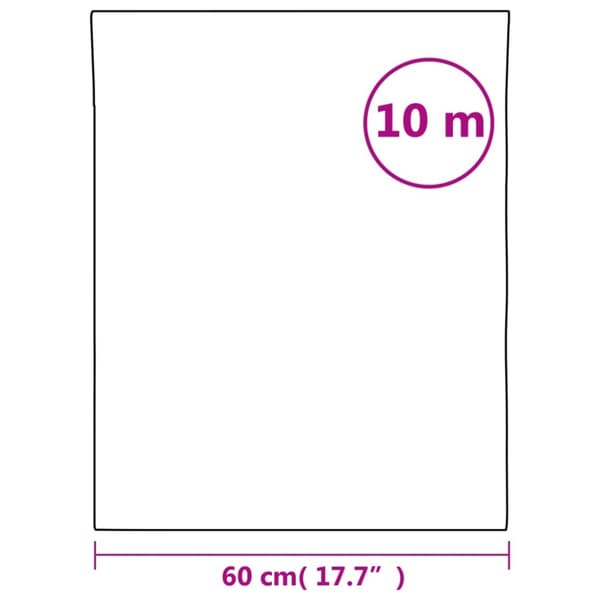 vidaXL Fönsterfilm frostad transparent 60x1000 cm PVC