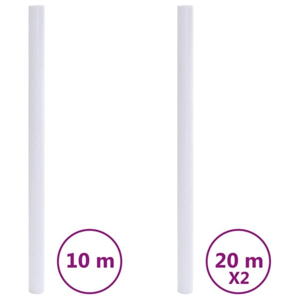 vidaXL Fönsterfilmer frostad transparent grå PVC
