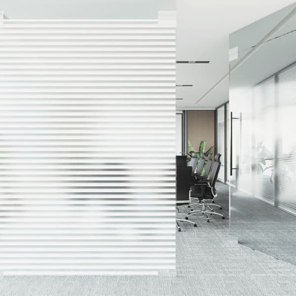 vidaXL Ikkunakalvo himmeä kaihdinkuvio 60x500 cm PVC