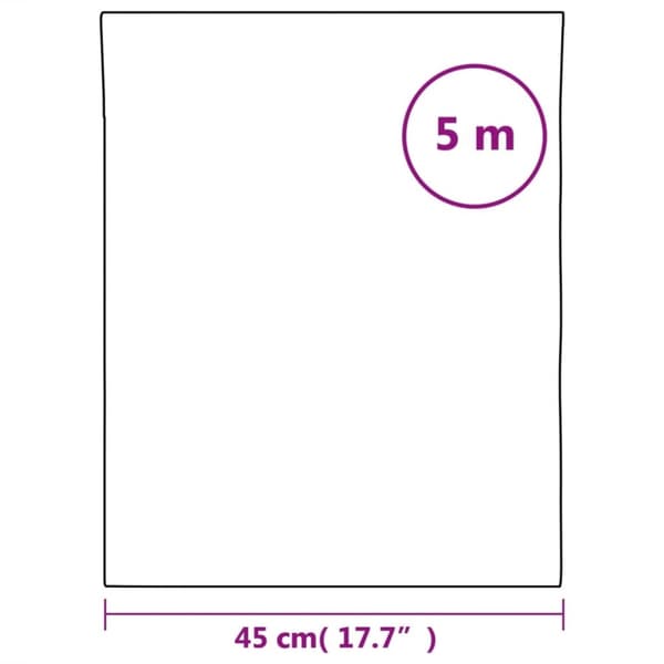 vidaXL vinduesfolie 45x500 cm PVC 3D-regnbuemønster matteret