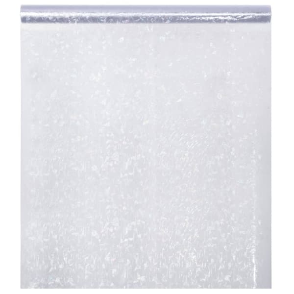 vidaXL Fönsterfilm frostad 3D regnbågsmönster 60x500 cm PVC