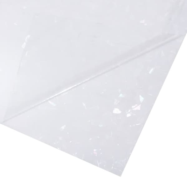 vidaXL Fönsterfilm frostad 3D regnbågsmönster 45x1000 cm PVC