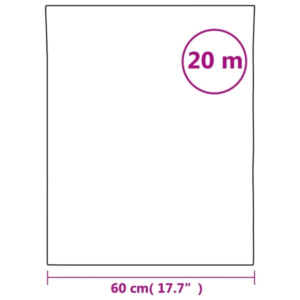 vidaXL Vindusfilm frostet grå 60x2000 cm PVC