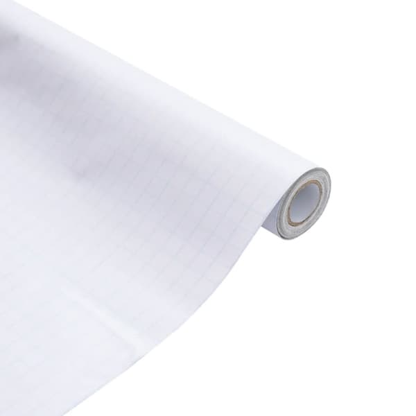 vidaXL Fönsterfilm frostad vit 45x1000 cm PVC