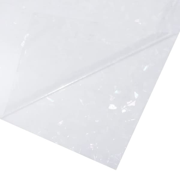 vidaXL Fönsterfilm frostad 3D regnbågsmönster 60x1000 cm PVC