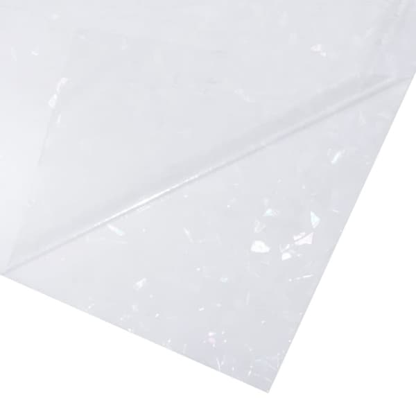vidaXL vinduesfolie 60x2000 cm PVC 3D-regnbuemønster matteret