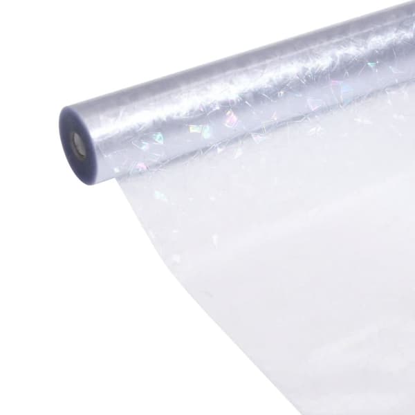 vidaXL vinduesfolie 60x2000 cm PVC 3D-regnbuemønster matteret