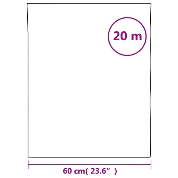 vidaXL vinduesfolie 60x2000 cm PVC 3D-regnbuemønster matteret