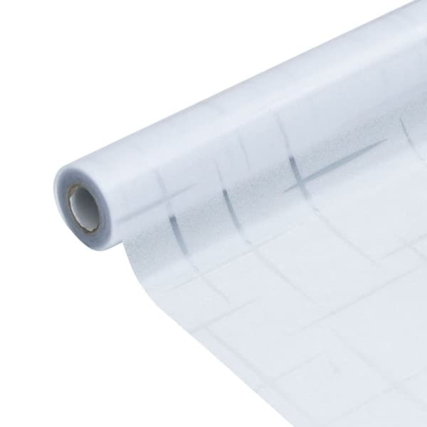 vidaXL Fönsterfilmer 4 st frostat stjärnmönster PVC
