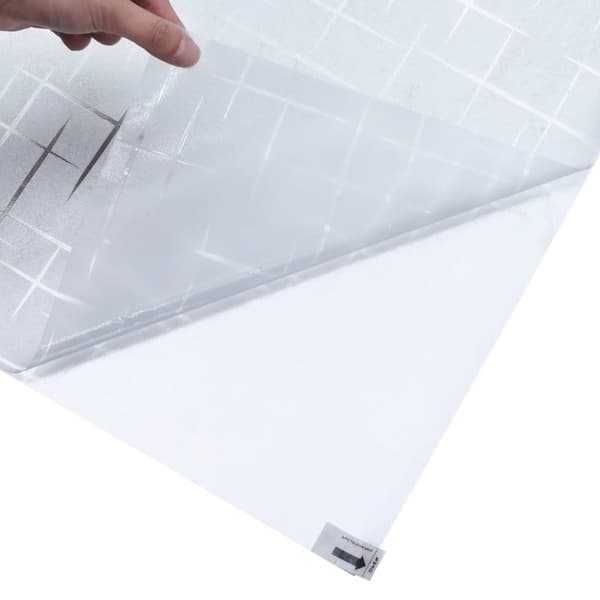 vidaXL Fönsterfilmer 4 st frostat stjärnmönster PVC