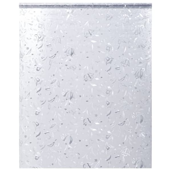 vidaXL vinduesfolier 4 stk. blomstermønster matteret PVC