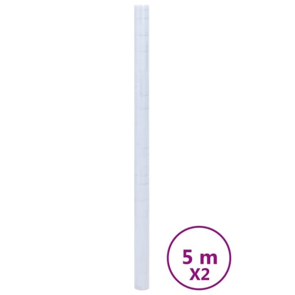 vidaXL Fönsterfilmer 2 st frostat stjärnmönster PVC