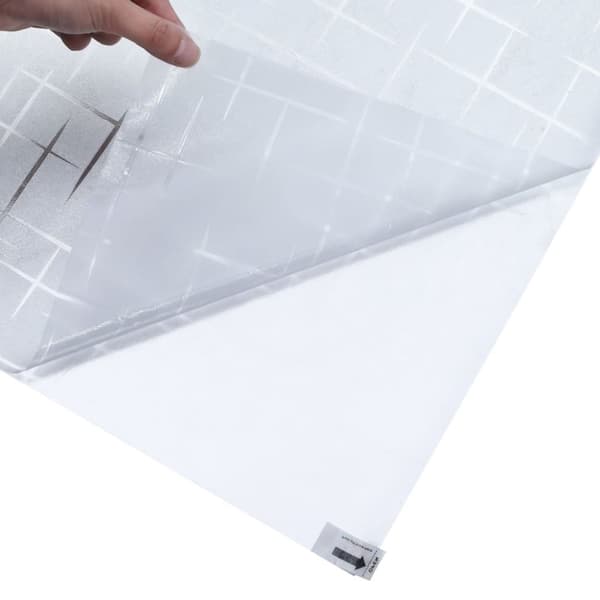 vidaXL Fönsterfilmer 2 st frostat stjärnmönster PVC
