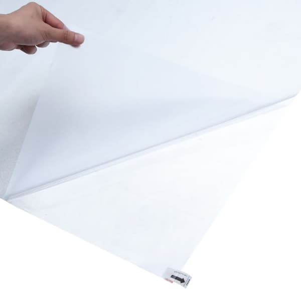 Fönsterfilm statisk frostad transparent grå 45x2000 cm PVC