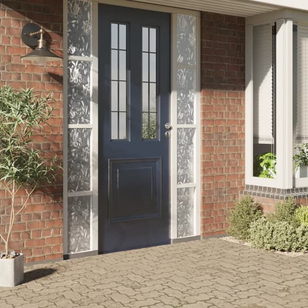 vinduesfolie 90x500 cm blomstret mønster PVC matteret