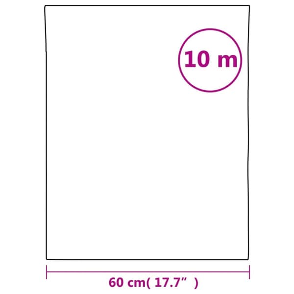 Fönsterfilm frostad randig design 60x1000 cm PVC