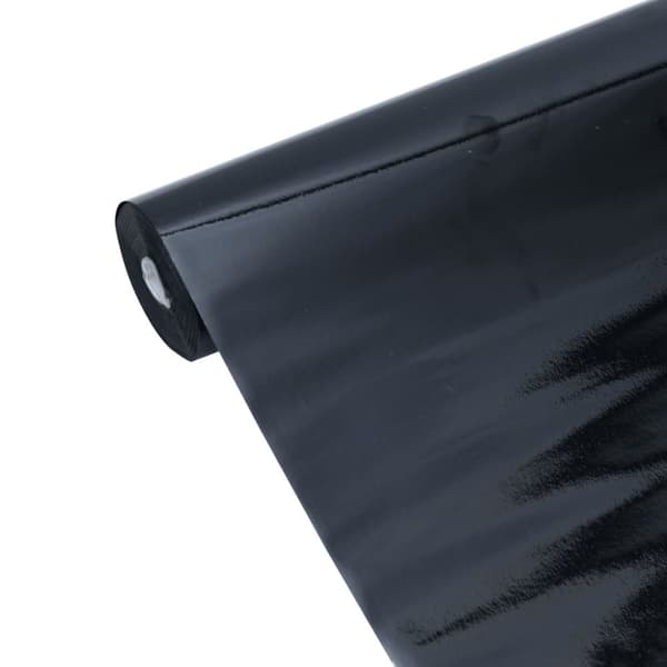 Fönsterfilm statisk frostad frostad svart 45x2000 cm PVC