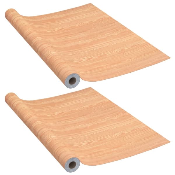 vidaXL Itseliimautuvat ovikalvot 2 kpl vaahtera 210x90 cm PVC -  Ikkunakalvot