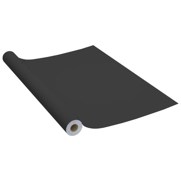 vidaXL Dekorplast 2 st svart 500x90 cm PVC -  Fönsterfilm