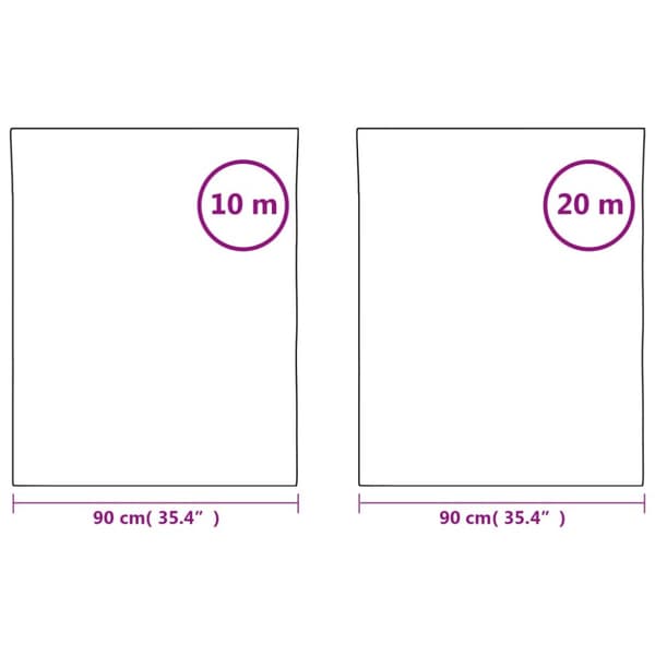 vidaXL vinduesfolie matteret PVC transparent grå -  Vinduesfilm