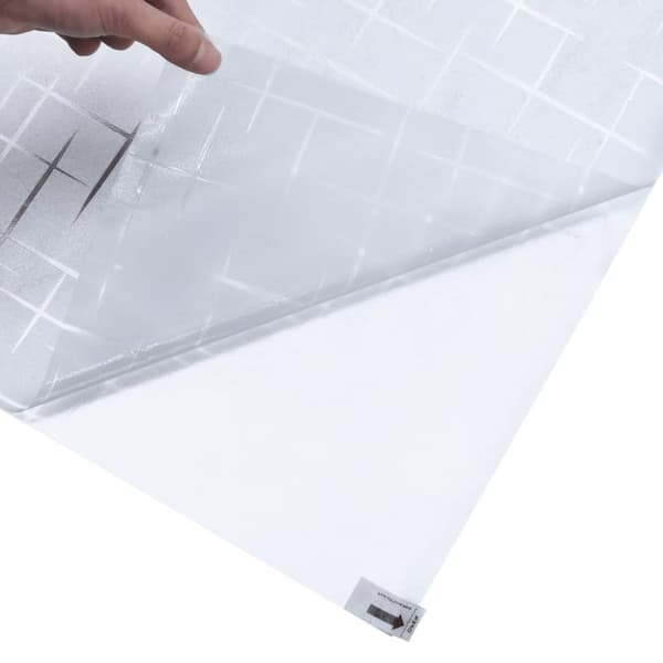 vidaXL Fönsterfilm frostad stjärnmönster 90x500 cm PVC -  Fönsterfilm