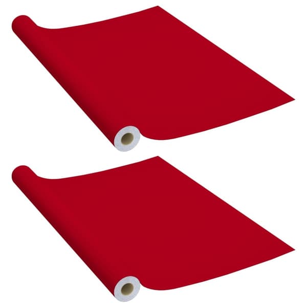 Fönsterfilm - Living Dekorplast 2 st röd 500x90 cm PVC