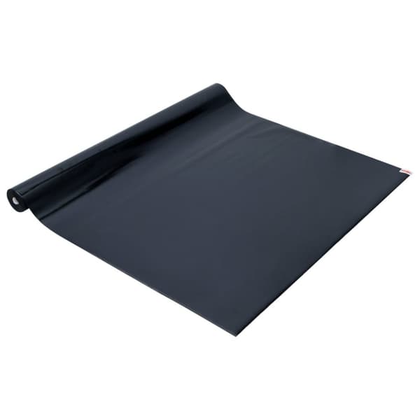 Fönsterfilm statisk frostad frostad svart 45x500 cm PVC