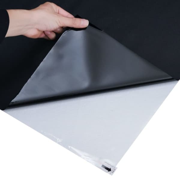 Fönsterfilm statisk frostad frostad svart 45x500 cm PVC