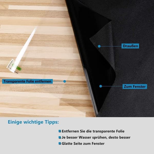 Solskydd och UV-skydd självhäftande fönsterfilm, spegelreflekterande design för integritetsskydd