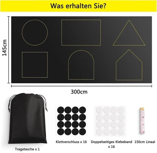 100 % mörkläggningsgardin i silverbelagd Oxford-tyg, värmeskydd, UV-skydd, bärbar och enkel montering utan borrning