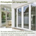 Miniatyrbild 2 av 8: Spegelfilm för fönster, integritetsskydd, solskyddsfilm, UV-skydd, fönsterfilm för isolering och integritet, 1-vägsfilm