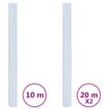 Miniatyrbild 2 av 2: Fönsterfilmer 3 st statisk frostad transparent vit PVC