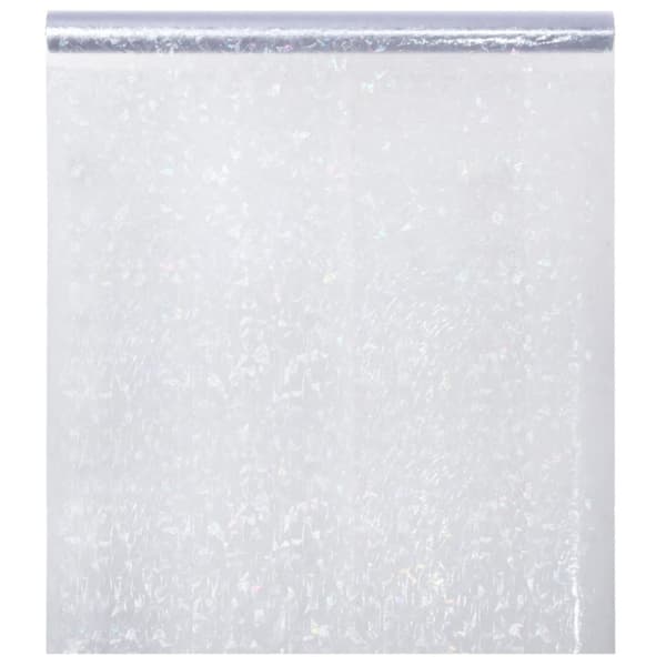 Fönsterfilm frostad 3D regnbågsmönster 90x2000 cm PVC