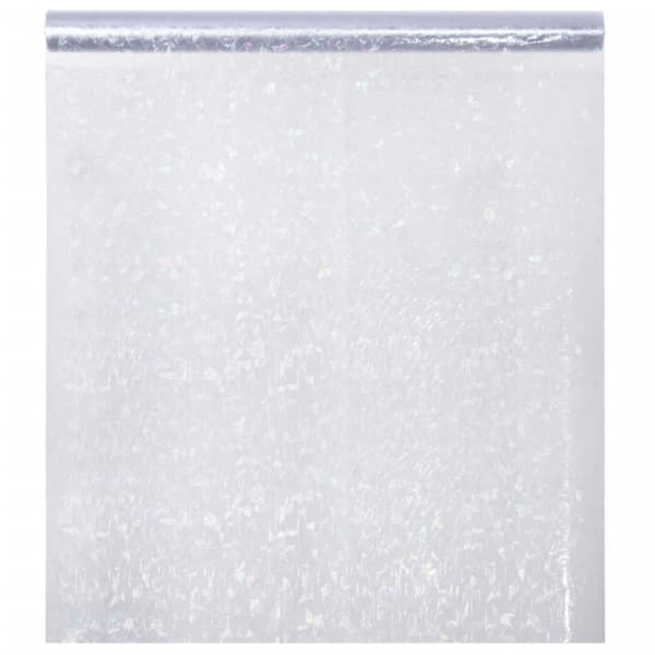 Fönsterfilm frostad 3D regnbågsmönster 60x2000 cm PVC